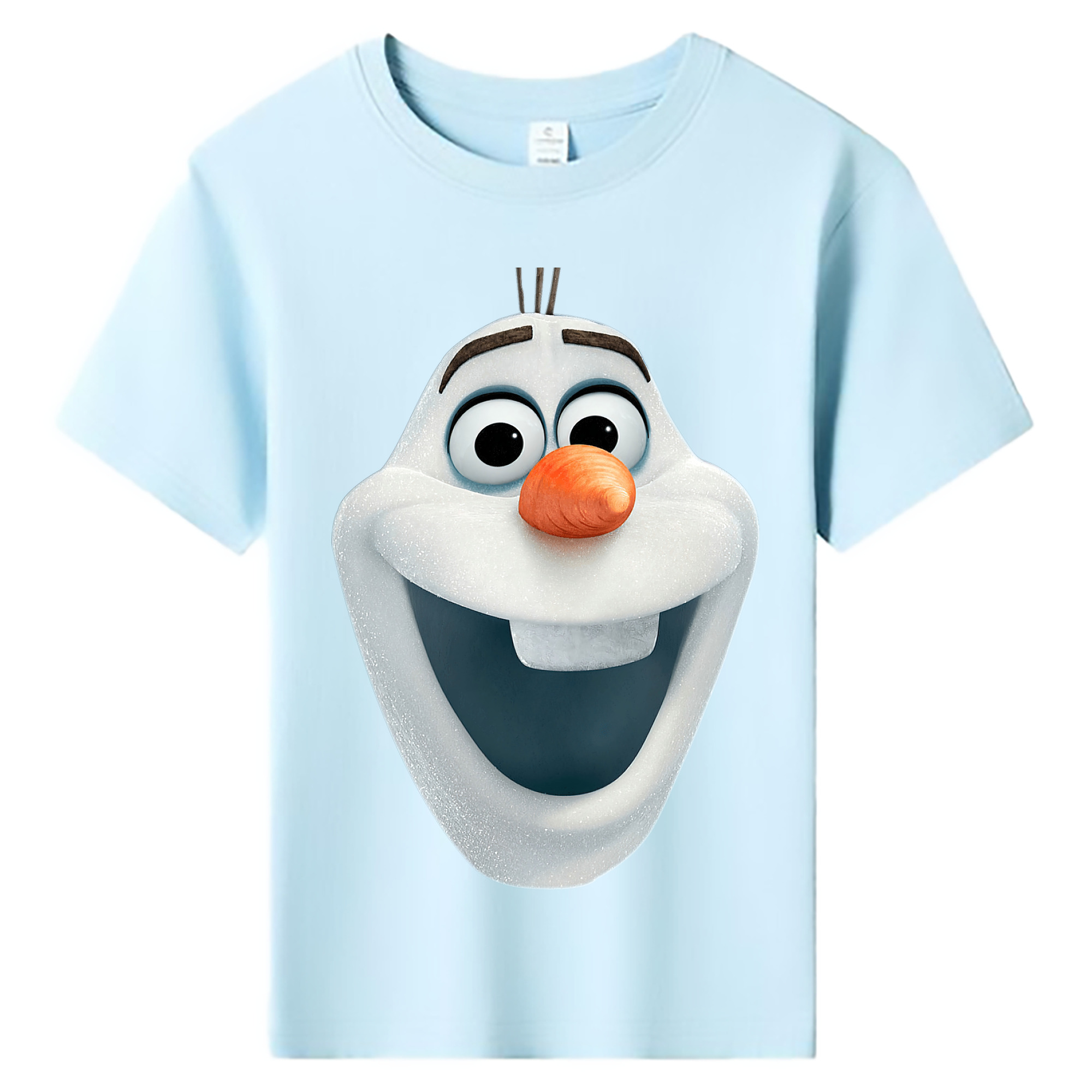 （画像用） アナと雪の女王 アンナ エルサ Frozen Anna Elsa 綿100％キッズTシャツ（フロントプリント）
